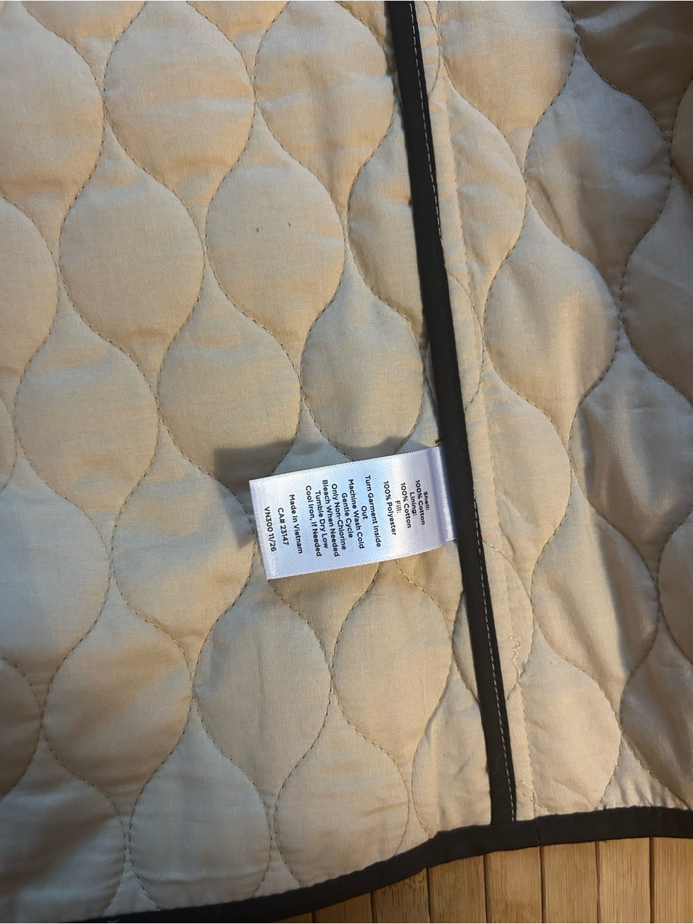 Talbots Women's Sz M Cottagecore Grabdmacore Quilted Cheetah Print Coat Jacket - Picture 16 of 16